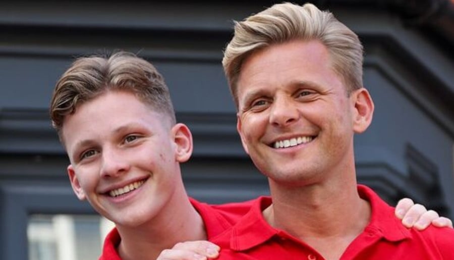 Jeff Brazier enjoys sweet grandfather moment as son Freddy welcomes baby girl