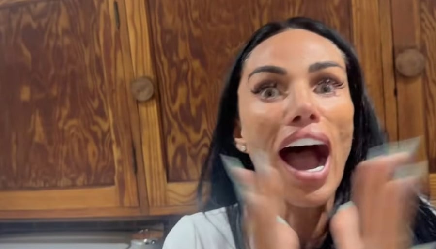 Katie Price shares scale photo to silence critics over dramatic weight loss