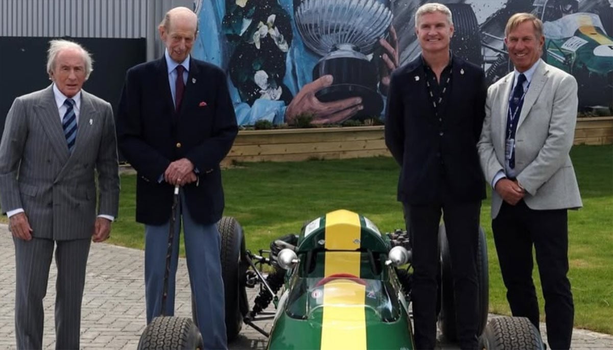 Duke of Kent reopens historic BRDC clubhouse at Silverstone