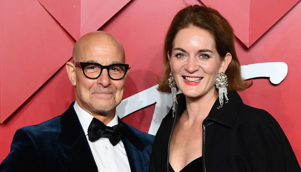 Stanley Tucci reflects on age gap with wife Felicity Blunt