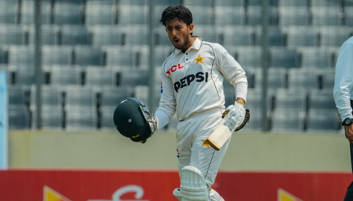 Azan Awais becomes 14th Pakistan batter to score century on Test debut  www.geo.tv
