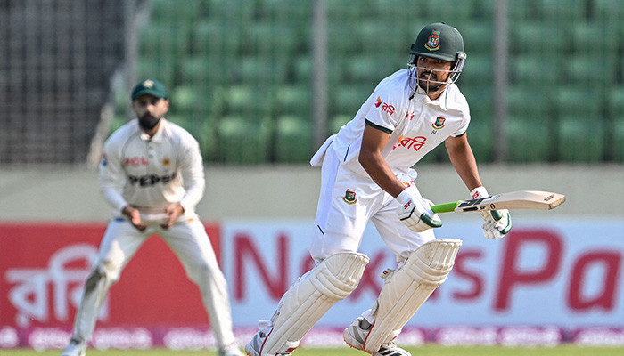 Bangladesh reach 152/3 at stumps, extend lead over Pakistan  www.geo.tv