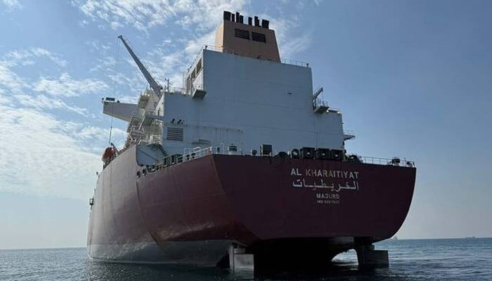 Qatari LNG tanker heads via Strait of Hormuz to Pakistan, shows data