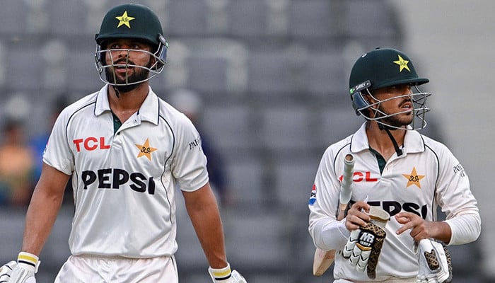 Pakistan 21-0 at stumps against Bangladesh on opening day  www.geo.tv