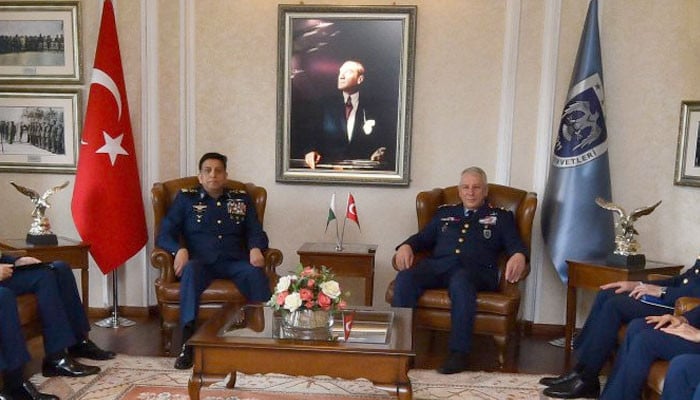 In meeting with ACM Sidhu, Turkish air chief hails PAF support in training pilots