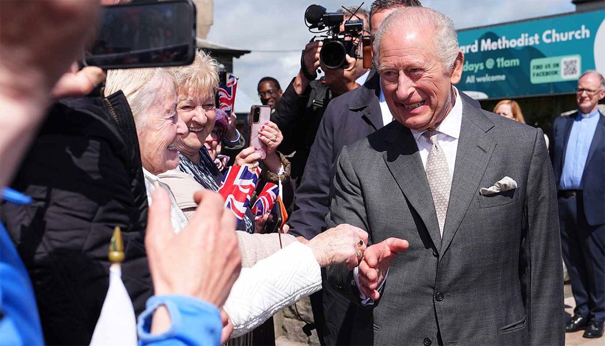 King Charles reveals his love of celestial patterns at Windsor Castle