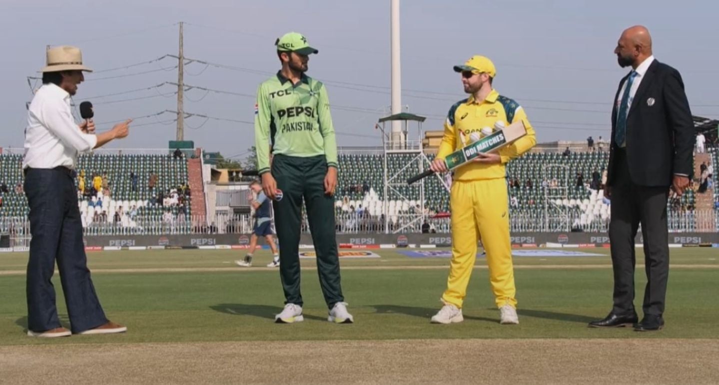 Pakistan opt to bowl after winning toss in first ODI against Australia