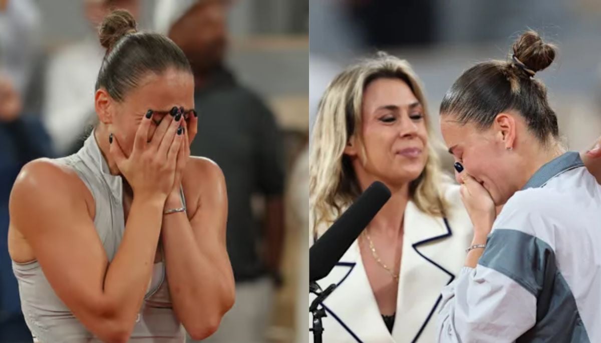 French Open latest: Marta Kostyuk breaks down after historic win over Elina Svitolina 