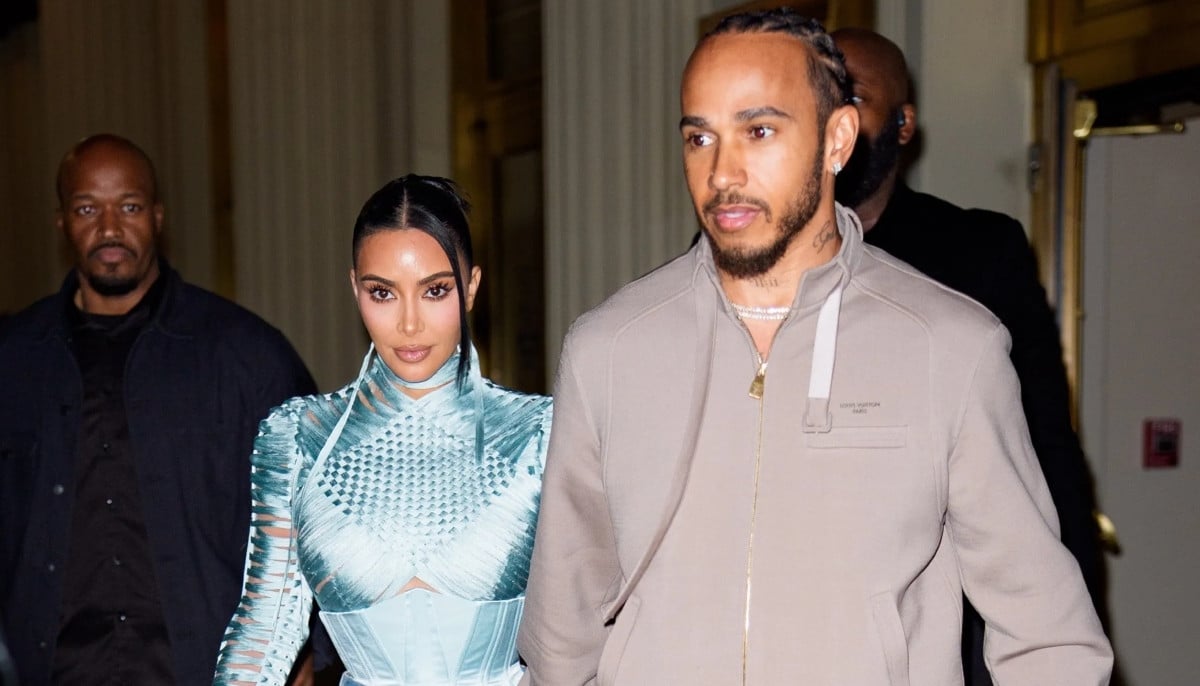 Kim Kardashian cheers on Lewis Hamilton amid growing romance 
