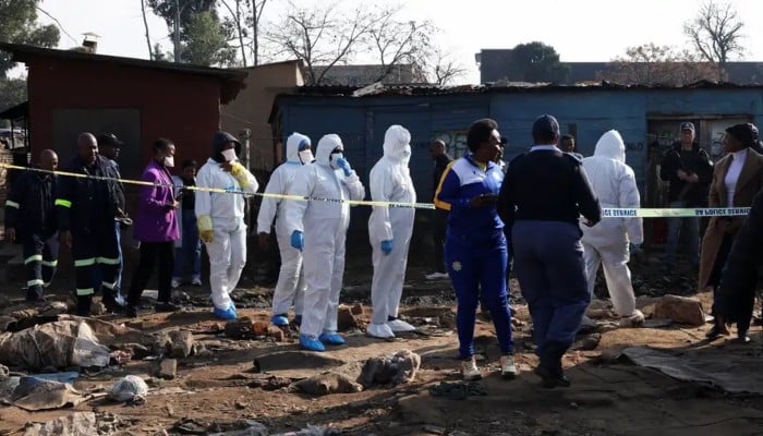 12 killed in shooting at settlement near Johannesburg: South African police