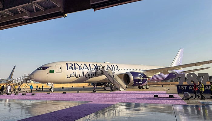 Saudi-backed Riyadh Air lands maiden flight as Iran conflict rages