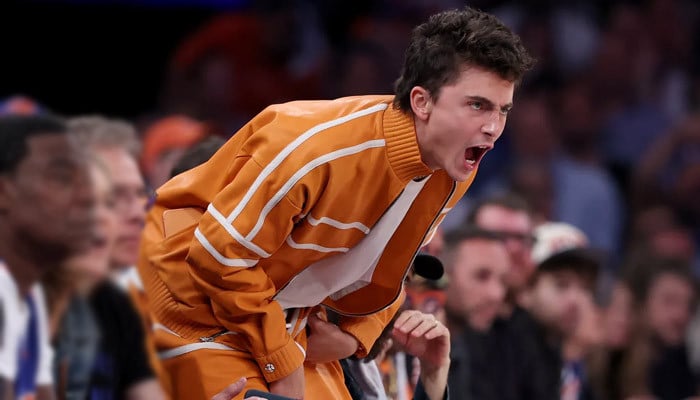 Timothée Chalamet celebrates Knicks win after 53-year championship drought