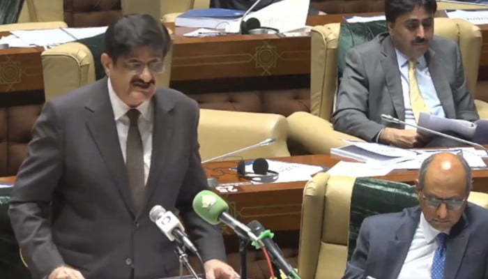Sindh CM presents Rs3.56tr budget, seeks 7% hike in salaries