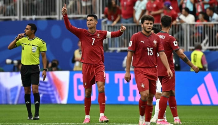 Portugal's Ronaldo first man to score at six World Cups