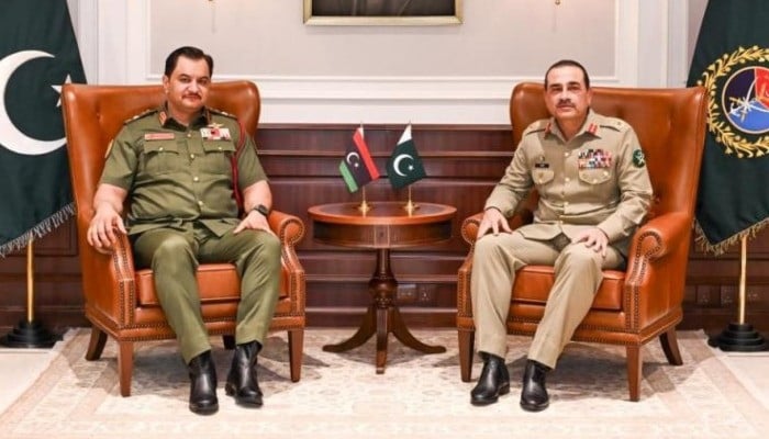 CDF Munir, Libyan military commander vow enhanced defence ties