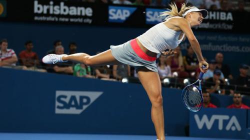 Sharapova earns place in final against Ivanovic 