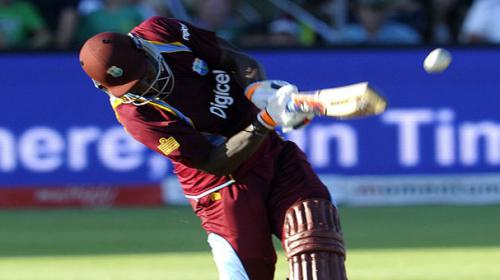 Russell blasts Windies to thrilling one-wicket win