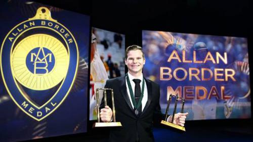 Smith wins Allan Border Medal