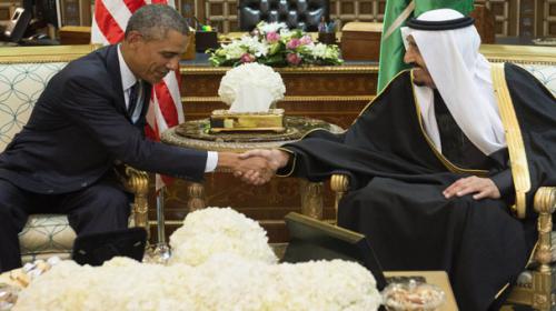 Obama meets new Saudi king to shore up ties