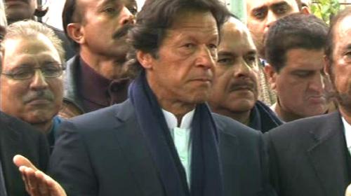 Imran Khan meets CEC, submits forensic evidence of rigging in NA-122