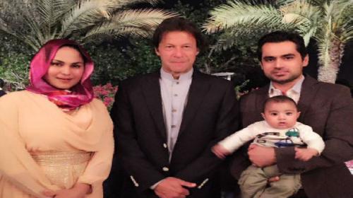 Veena Malik meets Imran Khan in Dubai 