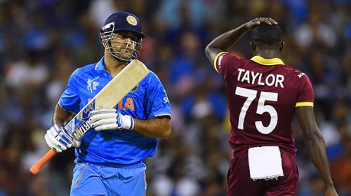 Sluggish India scrape past WIndies into quarter-finals