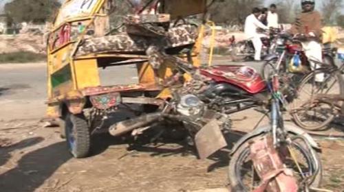 Four of a family among six killed in Faisalabad road-accident
