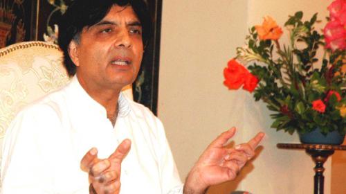 Terrorists now trying to persecute easy targets, says Chaudhry Nisar