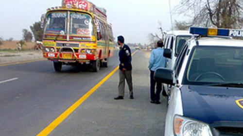 Five killed as passenger bus overturns near Burewala