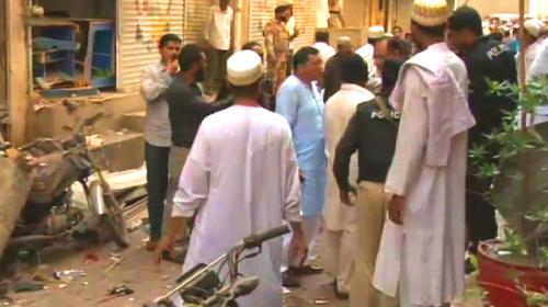 Two killed, 20 injured in blast outside Bohra community mosque in Karachi