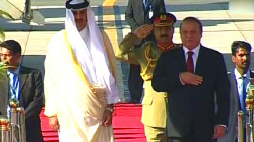 Emir of Qatar arrives in Islamabad on two-day visit