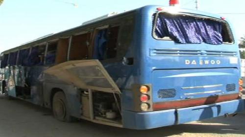Blast targeting police bus in Karachi kills two