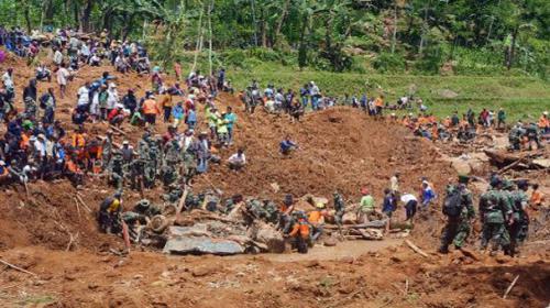 Twelve dead in Indonesian landslide