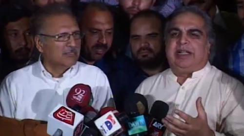 PTI leaders nominate MQM chief in Jinnah ground incident