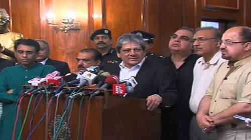 Governor Sindh defuses tensions between PTI, MQM 