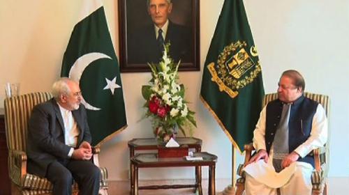 PM Sharif meets Iranian foreign minister