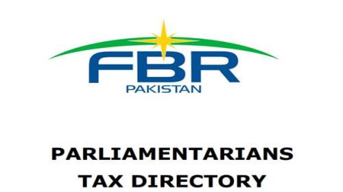 FBR launches Tax Directory of Parliamentarians, general tax payers