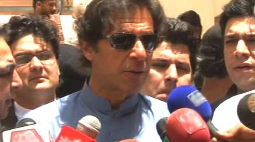 People of Karachi have great tolerance to bear with Altaf’s speeches: Imran Khan