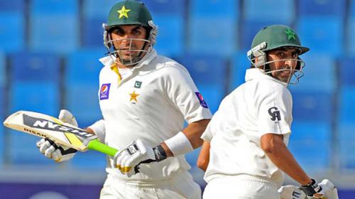 Misbah, Younis bolster struggling Pakistan