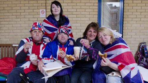Let them eat cake! UK royal watchers get pastries