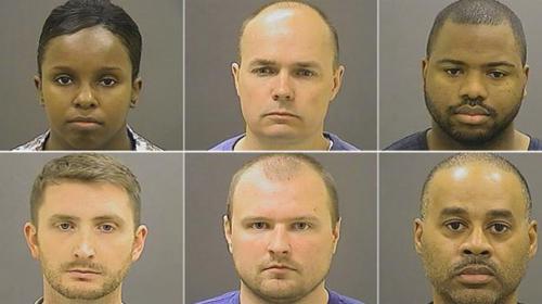 Six Baltimore police officers charged over Freddie Gray death