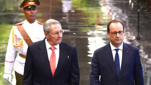 In Cuba, France’s Hollande urges US to end embargo
