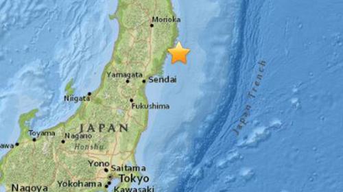 Strong 6.8 magnitude quake hits northeastern Japan
