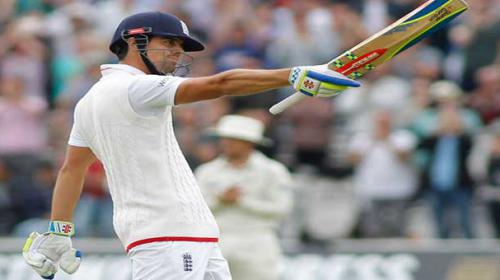 Ton-up Cook holds firm against New Zealand