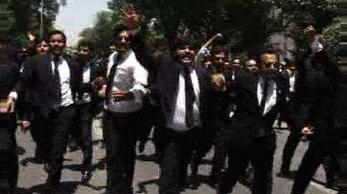 Demonstrations in different cities against killing of lawyers in Daska