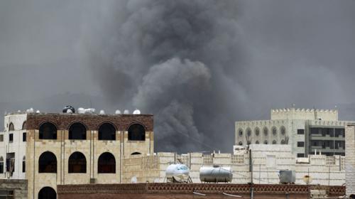 Saudi warplanes pound rebel troops in Yemen capital; 36 dead