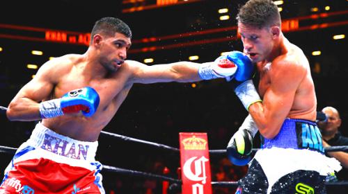 Amir Khan calls out Mayweather after unanimous decision win