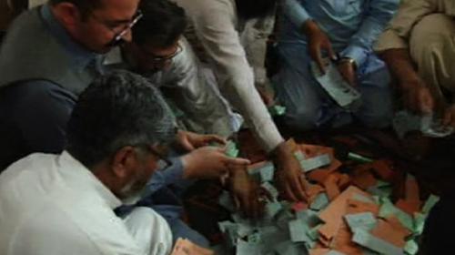 Unofficial results pour in as counting underway in KP LG polls