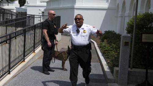 White House press room evacuated during briefing