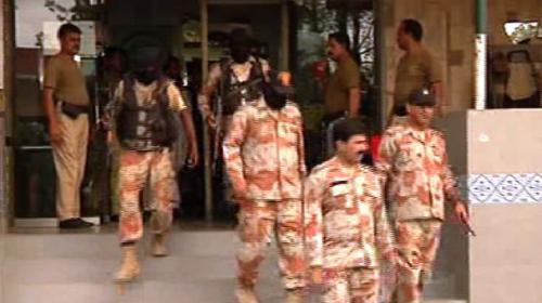 Rangers raid SBCA office over illegal construction in Karachi
